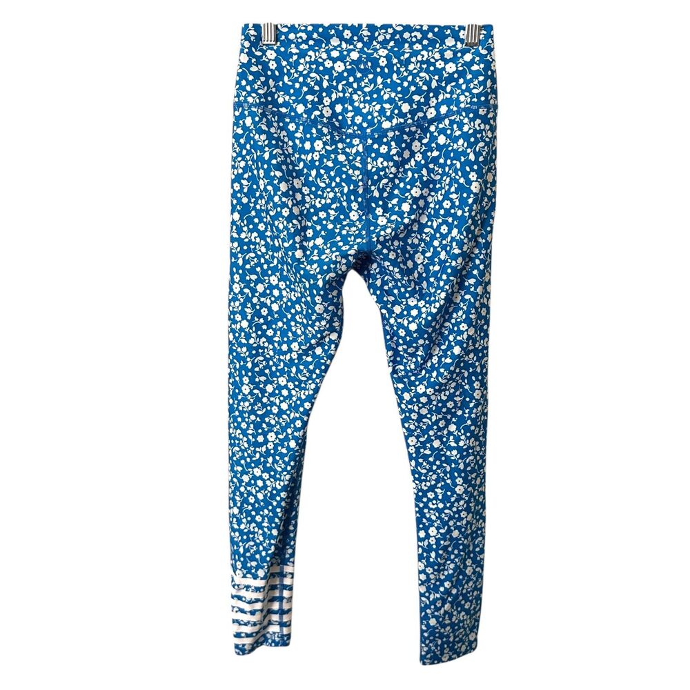 ADDISON BAY Floral Athletic Legging Blue X-Small - Picture 4 of 5